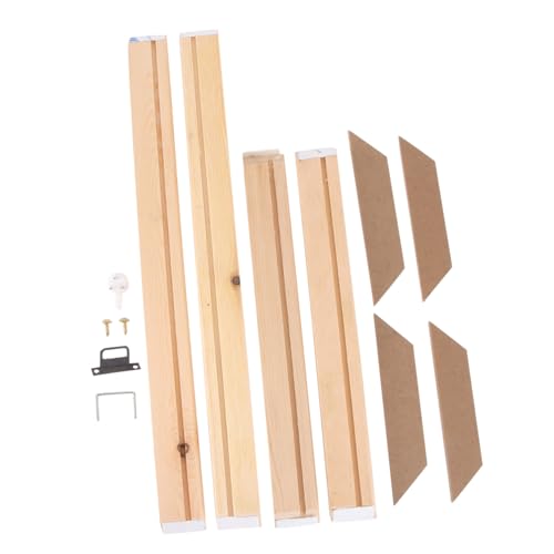 MUELODSIC DIY Holz Bilderrahmen Langlebiger Fotorahmen für Fotos Poster Kunstwerke Vintage Design Einfache Montage Vielseitige Wand und Tischdekoration für Zuhause und Büro von MUELODSIC