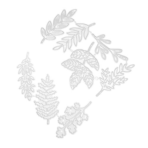 MUELODSIC DIY Metall Stanzform Blattform Langlebigem Kohlenstoffstahl für Scrapbooking Kartenherstellung Album Bastelvorlage Vielseitig Wiederverwendbar Robust von MUELODSIC