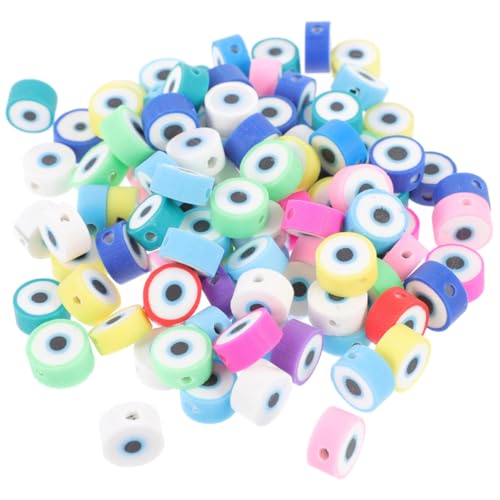 MUELODSIC DIY Polymer Clay Augenperlen Bunte Lose Perlen für und Armbänder für Schmuckherstellung und Bastelprojekte MUELODSIC DIY Polymer Clay Augenperlen Bunte Lose Perlen für und Armbänder für Schmuckherstellung und Bastelprojekte von MUELODSIC