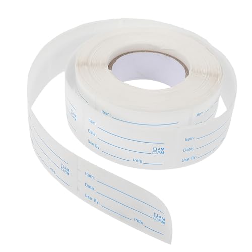 MUELODSIC Datumsetiketten Lebensmittelaufkleber Rolle Selbstklebende Aufbewahrungsetiketten für Lebensmittel Leicht Ablösbar Vielseitig Einsetzbar für Zuhause und Gastronomie MUELODSIC Datumsetiketten Lebensmittelaufkleber Rolle Selbstklebende Aufbewahrungsetiketten für Lebensmittel Leicht Ablösbar Vielseitig Einsetzbar für Zuhause und Gastronomie von MUELODSIC