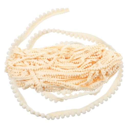 MUELODSIC Dekorative Bordüre mit Pompons für Nähprojekte Yards Weiche Fransenborte für Vorhänge Kissen und Kleidung Einfach zu Stilvolles Design für Individuellen MUELODSIC Dekorative Bordüre mit Pompons für Nähprojekte Yards Weiche Fransenborte für Vorhänge Kissen und Kleidung Einfach zu Stilvolles Design für Individuellen von MUELODSIC