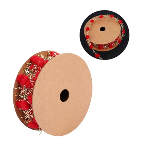 MUELODSIC Dekoratives Weihnachtsbaum Drahtband mit Roten Fuzzy Bällen Originelles Geschenkband für Geschenkverpackung DIY Pompom Schnur für Weihnachtsdeko und Partybedarf MUELODSIC Dekoratives Weihnachtsbaum Drahtband mit Roten Fuzzy Bällen Originelles Geschenkband für Geschenkverpackung DIY Pompom Schnur für Weihnachtsdeko und Partybedarf von MUELODSIC