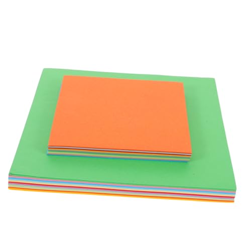 MUELODSIC Doppelseitiges Origami Papier Farben Quadratisch Buntes Bastelpapier für Einfallsreiches Falten DIY Kunsthandwerk Schulprojekte Partydekoration von MUELODSIC