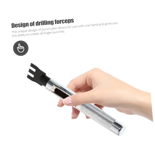 MUELODSIC Einstellbares Lochstanzer aus Edelstahl Werkzeug Lederhandwerkswerkzeug Präzise DIY Prong Lacing Tool für Leder Gürtel und Handarbeit MUELODSIC Einstellbares Lochstanzer aus Edelstahl Werkzeug Lederhandwerkswerkzeug Präzise DIY Prong Lacing Tool für Leder Gürtel und Handarbeit von MUELODSIC