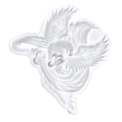 MUELODSIC Flexible Silikonform Adler Gussform für Epoxidharz DIY Basteln Wanddekoration Langlebig Detailreich Praktisch Geeignet für Harzformen und Kreative Ornamente MUELODSIC Flexible Silikonform Adler Gussform für Epoxidharz DIY Basteln Wanddekoration Langlebig Detailreich Praktisch Geeignet für Harzformen und Kreative Ornamente von MUELODSIC