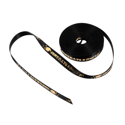 MUELODSIC Geschenkband Abschlussfeier DIY Satinband für Kreative Projekte für Geschenkverpackung und Dekoration bei Festlichkeiten MUELODSIC Geschenkband Abschlussfeier DIY Satinband für Kreative Projekte für Geschenkverpackung und Dekoration bei Festlichkeiten von MUELODSIC