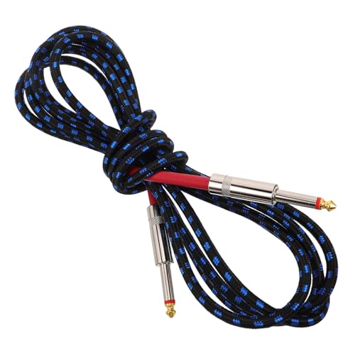 MUELODSIC Gitarre Amp Kabel Geflochtenes Audio Patchkabel Geräuscharm Flexibles Instrumentenkabel Gitarre Bass Effektpedale Amp-Kabel MUELODSIC Gitarre Amp Kabel Geflochtenes Audio Patchkabel Geräuscharm Flexibles Instrumentenkabel Gitarre Bass Effektpedale Amp-Kabel von MUELODSIC