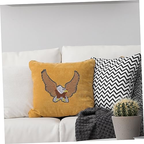MUELODSIC Großer Bestickter Aufnäher mit Adler motiv Lederoptik zum Aufnähen und Aufbügeln Strapazierfähiger DIY bügelpatch für Kleidung Jeans Rucksäcke Mützen Waschbarer Modeflicken MUELODSIC Großer Bestickter Aufnäher mit Adler motiv Lederoptik zum Aufnähen und Aufbügeln Strapazierfähiger DIY bügelpatch für Kleidung Jeans Rucksäcke Mützen Waschbarer Modeflicken von MUELODSIC