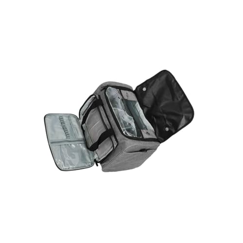 MUELODSIC Großes Fassungsvermögen Wollgarn Aufbewahrungstasche mit Robustem Oxford material Verschleißfestem Reißverschluss und Verstellbarem Schultergurt Multifunktionale Reise Handtasche MUELODSIC Großes Fassungsvermögen Wollgarn Aufbewahrungstasche mit Robustem Oxford material Verschleißfestem Reißverschluss und Verstellbarem Schultergurt Multifunktionale Reise Handtasche von MUELODSIC