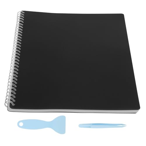 MUELODSIC Großes Wiederverwendbares Stickeralbum mit Werkzeugen Transparentes Aufbewahrungsbuch für Sticker Sammler Großzügige Seiten für Erwachsene Praktischer Organizer für MUELODSIC Großes Wiederverwendbares Stickeralbum mit Werkzeugen Transparentes Aufbewahrungsbuch für Sticker Sammler Großzügige Seiten für Erwachsene Praktischer Organizer für von MUELODSIC