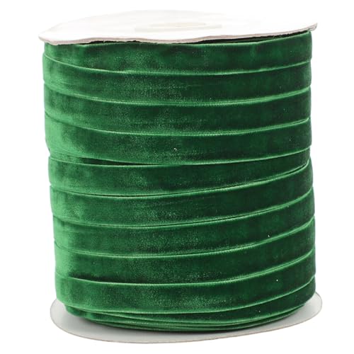 MUELODSIC Grünes Samtband Weiches DIY Geschenkband für Hochzeitssträuße Bastelbedarf Geschenkverpackung Partydeko Luxuriöses Glattes Textilband für Kreative Handarbeiten MUELODSIC Grünes Samtband Weiches DIY Geschenkband für Hochzeitssträuße Bastelbedarf Geschenkverpackung Partydeko Luxuriöses Glattes Textilband für Kreative Handarbeiten von MUELODSIC