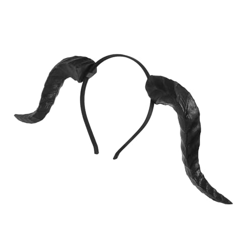 MUELODSIC Halloween Stirnband mit Abnehmbaren Hörnern Elastisches Teufel-haarband Leichtes Kostümzubehör für Damen und Herren Vielseitig für Karneval Cosplay und Festtagsfeiern von MUELODSIC