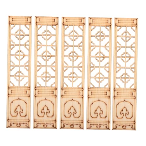 MUELODSIC Holz Mini Türen Fenster Holzscheiben DIY Zubehör für Basteln Naturholz Handgefertigt Langlebig Sicher Kreative Dekoration MUELODSIC Holz Mini Türen Fenster Holzscheiben DIY Zubehör für Basteln Naturholz Handgefertigt Langlebig Sicher Kreative Dekoration von MUELODSIC