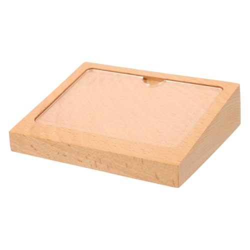 MUELODSIC Holz Tischkartenhalter aus Massivem Holz mit Minimalistischer Optik Vielseitiger Preisschild und Tischnamenshalter für Hochzeit Buffet und Produktinformationen Einfache Papier von MUELODSIC