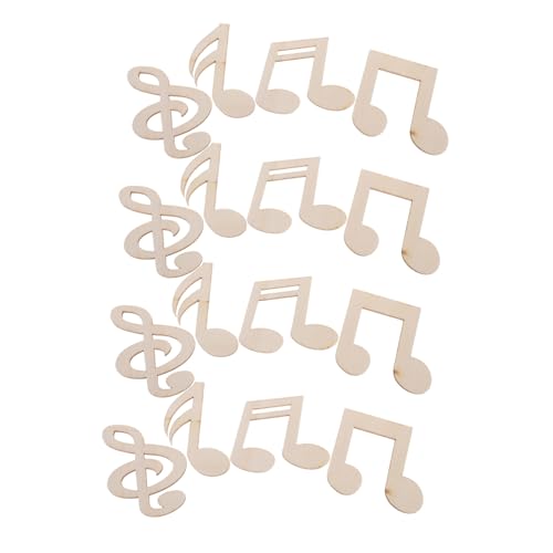 MUELODSIC Holz-musiknoten zum Bemalen Robuste Diy-bastelstücke aus Natürlichem Holz Hohe Unbemalte Noten für Kinderparty Originelles Malspielzeug und Gruppenaktivität MUELODSIC Holz-musiknoten zum Bemalen Robuste Diy-bastelstücke aus Natürlichem Holz Hohe Unbemalte Noten für Kinderparty Originelles Malspielzeug und Gruppenaktivität von MUELODSIC