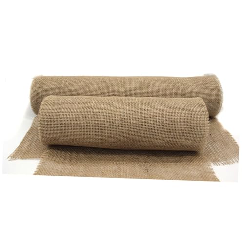 MUELODSIC Jute Band Rustikales Hochzeitsdekor für DIY Projekte Grobe Jute für Tischläufer und Bastelarbeiten für Hochzeiten und Partys von MUELODSIC