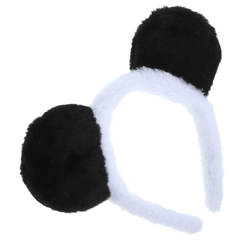MUELODSIC Kreatives Panda Ohren Haarband Cosplay Kopfschmuck Party Accessoire Einzigartiges Stirnband für Damen Mädchen Festliche Verkleidung Highlight Geschenkidee von MUELODSIC