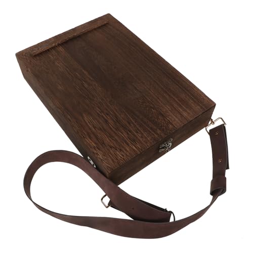 MUELODSIC Künstler Messenger Holzbox Tragbare Aufbewahrungsbox für Malutensilien Pinsel und Schreibwerkzeuge Stilvolle Staffelei für Künstler und Designer für Unterwegs MUELODSIC Künstler Messenger Holzbox Tragbare Aufbewahrungsbox für Malutensilien Pinsel und Schreibwerkzeuge Stilvolle Staffelei für Künstler und Designer für Unterwegs von MUELODSIC