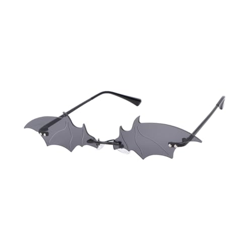 MUELODSIC Lustige Fledermaus Sonnenbrille Halloween Party Brille für Erwachsene und Jugendliche Bat Shape Photo Brille Kostüm Zubehör für Fasching Karneval Cosplay von MUELODSIC