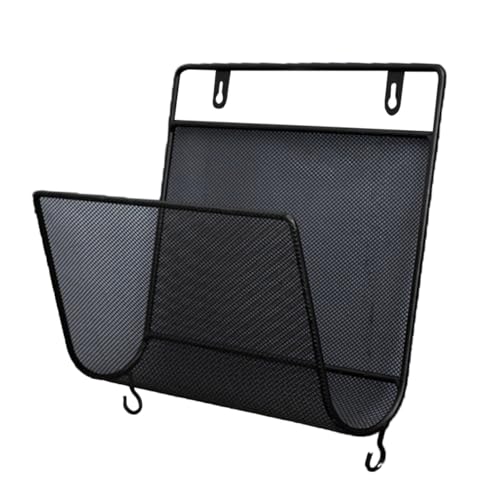 MUELODSIC Nordischer Wandhalter aus Gebogenem Schwarzes Kreatives Drahtnetz Magazinregal mit Haken Langlebiger Buch und Zeitschriftenhalter für Wohnzimmer Büro Platzsparende MUELODSIC Nordischer Wandhalter aus Gebogenem Schwarzes Kreatives Drahtnetz Magazinregal mit Haken Langlebiger Buch und Zeitschriftenhalter für Wohnzimmer Büro Platzsparende von MUELODSIC
