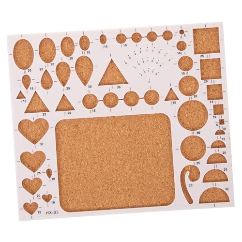 MUELODSIC Papier Quilling Schablone Kork Ergonomisch Langlebig Rostfrei Stabiles DIY Bastel Tool für Scrapbooking und Kreative Papierkunst Geeignet für Anfänger und Profis von MUELODSIC
