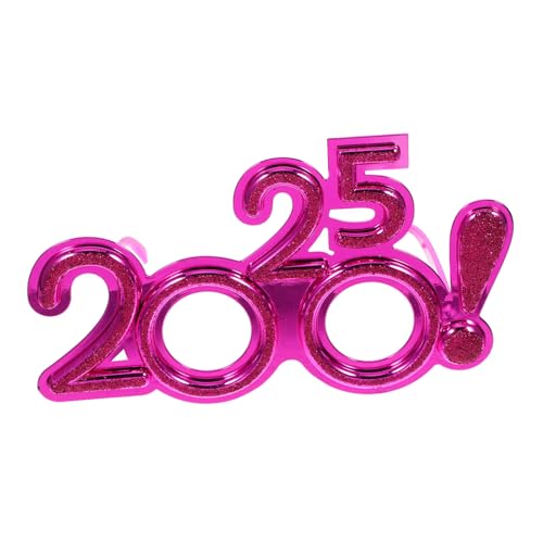 MUELODSIC Partybrille mit Auffälligem Ausrufezeichen Leichtes Pc Material Lustige Eyewear für Silvester Karneval Festival und Tanzveranstaltungen Dekoratives Accessoire für Partys von MUELODSIC