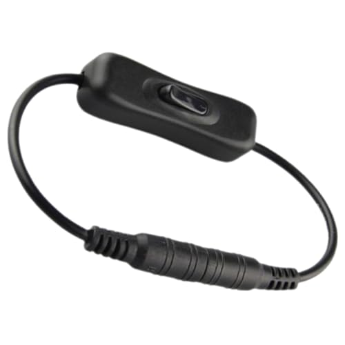 MUELODSIC Power Extension Kabel für Gitarren Effektgeräte Langlebiges Adapterkabel aus Gummi und Metall Kompatibel mit Elektrischen Gitarren und Bass Anschlusskabel für Pedal Effekte von MUELODSIC