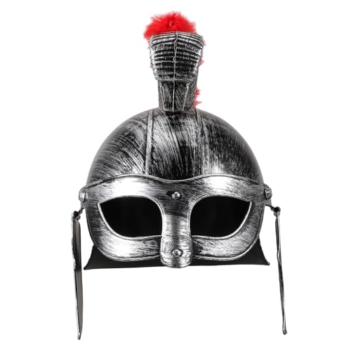 MUELODSIC Roman Soldier Helm mit Verstellbarem Helm aus Leichtem Kunststoff Detailreiches Antikes Europäisches Design für Cosplay Halloween Rollenspiele und Bühnenauftritte von MUELODSIC