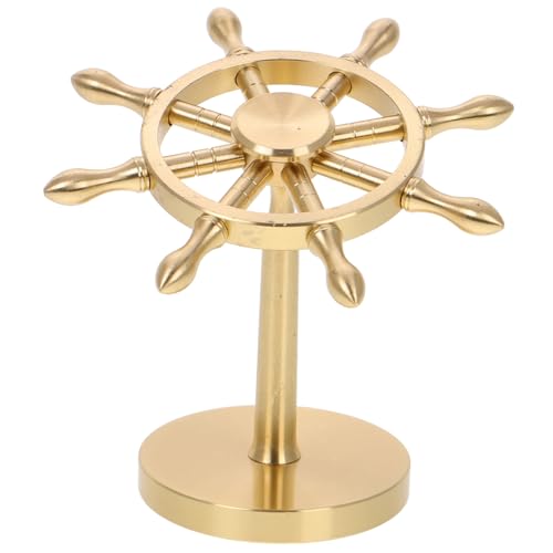 MUELODSIC Rudder Modell aus Messing Nautische Tischdekoration für Zuhause und Büro Accessoire für Mediterrane Themen für Freunde MUELODSIC Rudder Modell aus Messing Nautische Tischdekoration für Zuhause und Büro Accessoire für Mediterrane Themen für Freunde von MUELODSIC