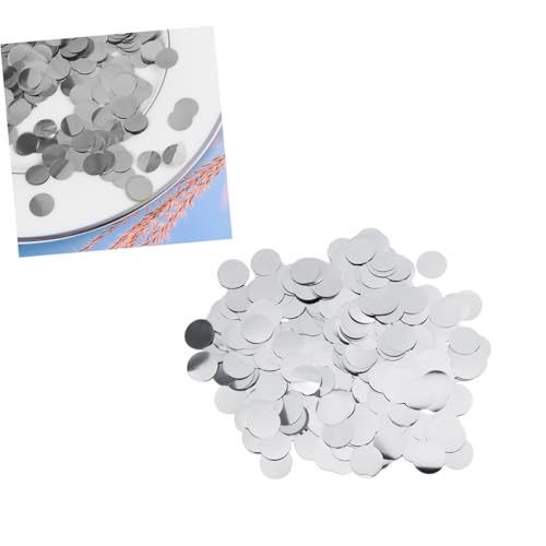 MUELODSIC Runde Pailletten Konfetti Silber Aluminiumfolie Party Streusel Ballon Füller Tischdeko Wiederverwendbar für Hochzeit Geburtstag Shower Feier MUELODSIC Runde Pailletten Konfetti Silber Aluminiumfolie Party Streusel Ballon Füller Tischdeko Wiederverwendbar für Hochzeit Geburtstag Shower Feier von MUELODSIC