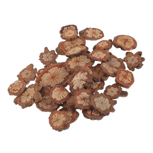 MUELODSIC Rustikaler Natürlicher Holzchip Kranz Deko DIY Basteln Ländlich Rustikale Home Decoration für Tisch Weihnachtsfest Gartendeko von MUELODSIC