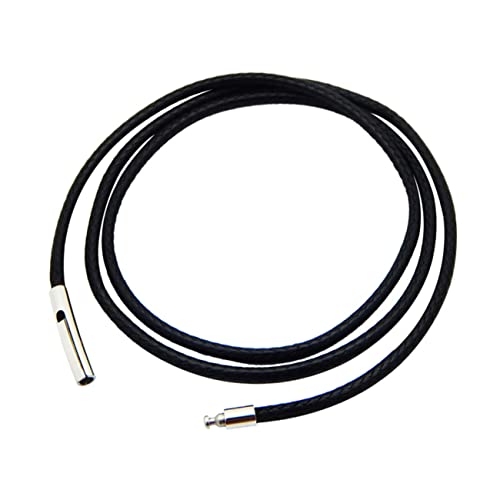 MUELODSIC Schnur mit Verschluss für DIY Schmuck Schwarze Schnur Vielseitig Einsetzbar für Armbänder Anhänger und Mehr MUELODSIC Schnur mit Verschluss für DIY Schmuck Schwarze Schnur Vielseitig Einsetzbar für Armbänder Anhänger und Mehr von MUELODSIC