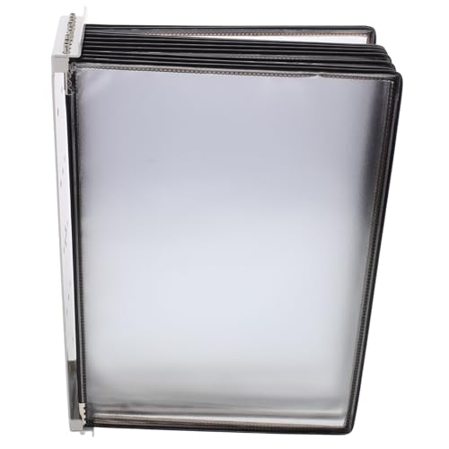 MUELODSIC Seitiger Wandhalter Dokumentenhalter Flip Organizer Robuste Wandablage für Referenzordner Büroeffizienz durch Einfache Anzeige und Schnelles Zugriffssystem Schwarz MUELODSIC Seitiger Wandhalter Dokumentenhalter Flip Organizer Robuste Wandablage für Referenzordner Büroeffizienz durch Einfache Anzeige und Schnelles Zugriffssystem Schwarz von MUELODSIC