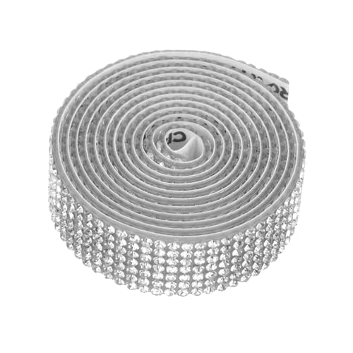 MUELODSIC Selbstklebendes Reihiges Strassband Breit DIY Dekoration für Auto Handy Kleidung Flexible Zuschneidbare Glitzersteine für Bastelarbeiten MUELODSIC Selbstklebendes Reihiges Strassband Breit DIY Dekoration für Auto Handy Kleidung Flexible Zuschneidbare Glitzersteine für Bastelarbeiten von MUELODSIC