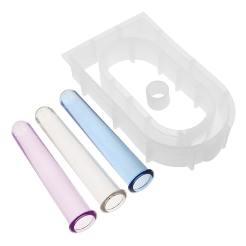 MUELODSIC Silicone Vase Mold für Diy Hydroponische Pflanzen Epoxidharz Form mit Testtuben für Kreative Raumdekoration und Pflanzenausbreitung Langlebig und Pflegeleicht von MUELODSIC