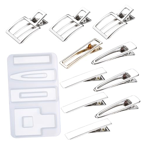 MUELODSIC Silikon Gießform für Schmuck und Haarspangen Langlebige DIY Casting Mold Kreative Epoxidharz Formen für Haarnadeln mit Einzigartigen Designs für Bastler und Geschenke MUELODSIC Silikon Gießform für Schmuck und Haarspangen Langlebige DIY Casting Mold Kreative Epoxidharz Formen für Haarnadeln mit Einzigartigen Designs für Bastler und Geschenke von MUELODSIC