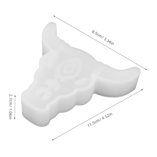 MUELODSIC Silikon Kerzenform Bullenkopf DIY Epoxidharz Gießform Wiederverwendbar Hochtemperaturbeständig Für Duftkerzen Wachs Kerzenherstellung Kunsthandwerk von MUELODSIC