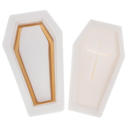 MUELODSIC Silikonform Halloween Kerzenform Teilig Coffin Gießform DIY Kerzen Silikonform Langlebig Leicht zu Reinigen Kreativ für Individuelle Duftkerzen Herstellung MUELODSIC Silikonform Halloween Kerzenform Teilig Coffin Gießform DIY Kerzen Silikonform Langlebig Leicht zu Reinigen Kreativ für Individuelle Duftkerzen Herstellung von MUELODSIC