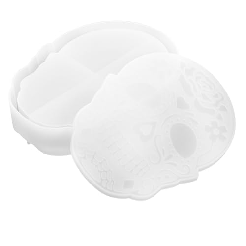 MUELODSIC Silikonform Halloween Schädelbox Flexibel Glatte Oberfläche Wiederverwendbar DIY Gießform für Harz Dekoration Geschenkidee für Kreative MUELODSIC Silikonform Halloween Schädelbox Flexibel Glatte Oberfläche Wiederverwendbar DIY Gießform für Harz Dekoration Geschenkidee für Kreative von MUELODSIC
