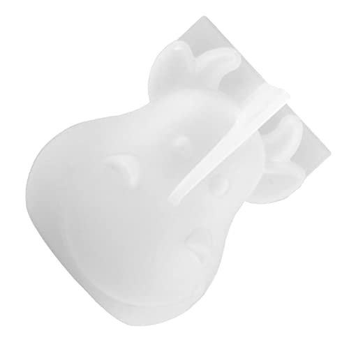 MUELODSIC Silikonform Kuh Maskottchen Gießform DIY Kristall Epoxidharz Bastelset Langlebig Bruchfest für Kreative Dekoration mit Glitzer und Trockenblumen Zubehör von MUELODSIC
