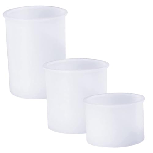 MUELODSIC Silikonform Teiliges Zylindrische Gießformen aus Flexiblem Silikongel für DIY Harz Kerzenhalter Tischdekorationen mit Spiegelnder Oberfläche Langlebig Wiederverwendbar MUELODSIC Silikonform Teiliges Zylindrische Gießformen aus Flexiblem Silikongel für DIY Harz Kerzenhalter Tischdekorationen mit Spiegelnder Oberfläche Langlebig Wiederverwendbar von MUELODSIC