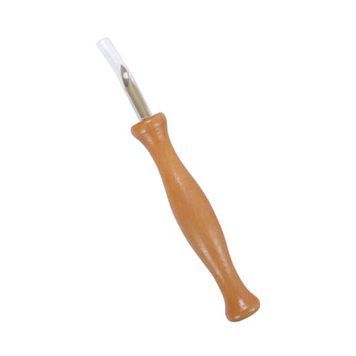 MUELODSIC Sticknadel mit Holzgriff Langlebige Punch Wollnadel für Handsticken Komfortabler Griff Geeignet für Anfänger und DIY Stickarbeiten Robustes Stickzubehör für Präzises Vernähen von MUELODSIC