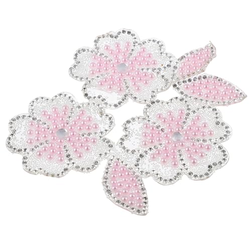 MUELODSIC Strass Blüten Bügelbild Aufnäher Rosa Glitzer DIY Patch für Kleidung Jacken Rucksäcke Kleidung Dekoration Applikation zum Aufbügeln MUELODSIC Strass Blüten Bügelbild Aufnäher Rosa Glitzer DIY Patch für Kleidung Jacken Rucksäcke Kleidung Dekoration Applikation zum Aufbügeln von MUELODSIC