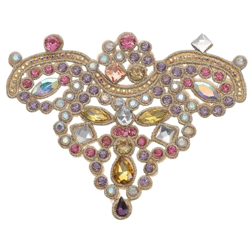 MUELODSIC Strass Bügelflicken Applikation für Schuhe Kleidung Taschen DIY Patch Dekorativ Kreativ Langlebig Geeignet für Kleider Röcke Schuhe Bastelprojekte Modisches Accessoire MUELODSIC Strass Bügelflicken Applikation für Schuhe Kleidung Taschen DIY Patch Dekorativ Kreativ Langlebig Geeignet für Kleider Röcke Schuhe Bastelprojekte Modisches Accessoire von MUELODSIC