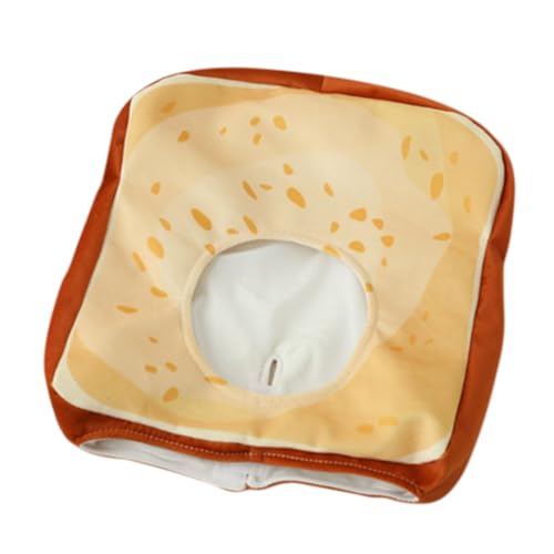 MUELODSIC Toastbrot Kostüm Hut Plüsch Party Kopfbedeckung Atmungsaktiv Kreatives Accessoire Für Fasching Rollenspiel MUELODSIC Toastbrot Kostüm Hut Plüsch Party Kopfbedeckung Atmungsaktiv Kreatives Accessoire Für Fasching Rollenspiel von MUELODSIC