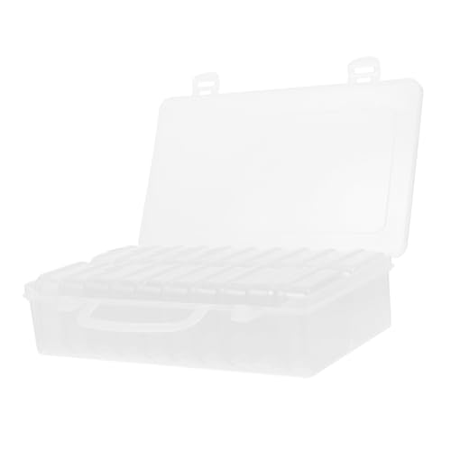 MUELODSIC Transparente Kunststoff aufbewahrungsbox mit Mehreren Fächern Langlebiger DIY Schmuck Perlen Organizer Praktischer Tisch aufbewahrungskasten für Kleine Bastel Schmuckteile MUELODSIC Transparente Kunststoff aufbewahrungsbox mit Mehreren Fächern Langlebiger DIY Schmuck Perlen Organizer Praktischer Tisch aufbewahrungskasten für Kleine Bastel Schmuckteile von MUELODSIC