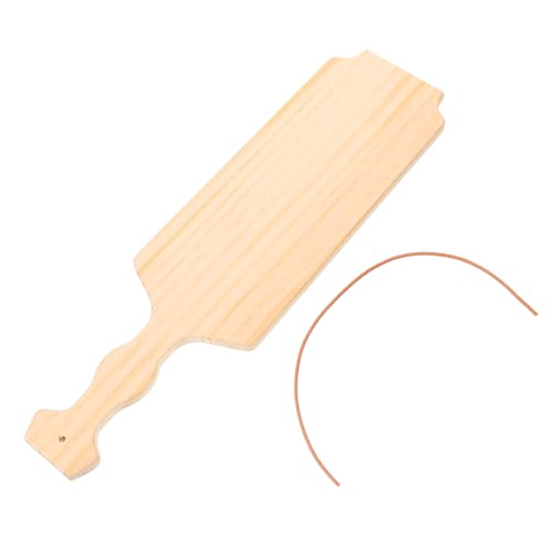 MUELODSIC Unbearbeitetes Holzpaddel für DIY Bastelmaterial Leichtes und Dekoratives Paddel für Projekte und Partydekorationen Langlebig und Sicher von MUELODSIC