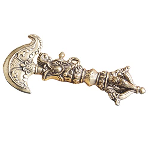 MUELODSIC Vajra Pestle Messing Dekoration Retro Handwerk für Haushaltsgestaltung Elegantes Messing Ornament mit Feiner Verarbeitung Langlebiges Design für Stilvolle MUELODSIC Vajra Pestle Messing Dekoration Retro Handwerk für Haushaltsgestaltung Elegantes Messing Ornament mit Feiner Verarbeitung Langlebiges Design für Stilvolle von MUELODSIC