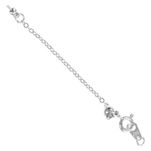 MUELODSIC Verstellbare Verlängerungskette mit Rundem Karabiner Schmuckverlängerung für Armbänder und Halsketten DIY Schmuckzubehör Praktische Kettenverlängerung für Anpassung MUELODSIC Verstellbare Verlängerungskette mit Rundem Karabiner Schmuckverlängerung für Armbänder und Halsketten DIY Schmuckzubehör Praktische Kettenverlängerung für Anpassung von MUELODSIC