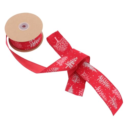 MUELODSIC Weihnachtliches Dekoband Breit mit edler Umrandung Weihnachtsbaum Schmuckband für Geschenkverpackung DIY Bastelband für Weihnachtsdeko Geschenkband Xmas Party Elegantes MUELODSIC Weihnachtliches Dekoband Breit mit edler Umrandung Weihnachtsbaum Schmuckband für Geschenkverpackung DIY Bastelband für Weihnachtsdeko Geschenkband Xmas Party Elegantes von MUELODSIC